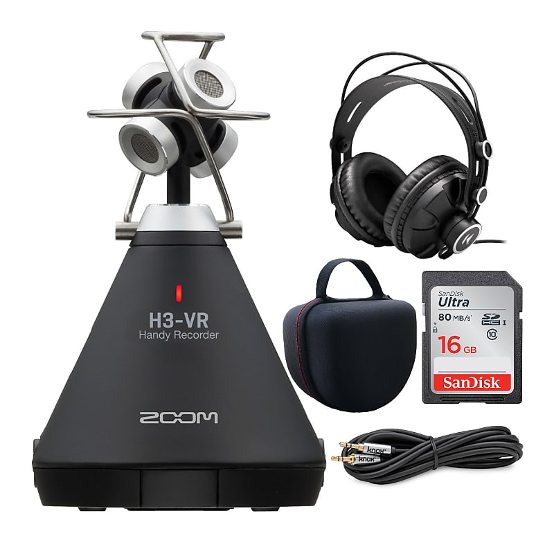 Zoom H3-VR 360 Degree VR Audio Handy Recorder with Knox Gear