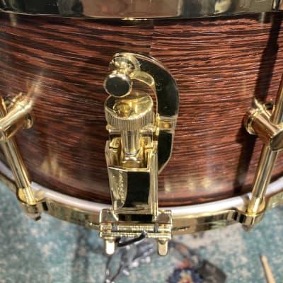 Canopus - 14x6.5" AM-1465, Alphonse Mouzon Signature, Wenge+Birch 11-Ply Snare Drum 2016 - Natural Pale LQ image 5
