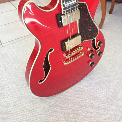 Ibanez AS93FM TCD Hollow Body Electric Guitar image 9