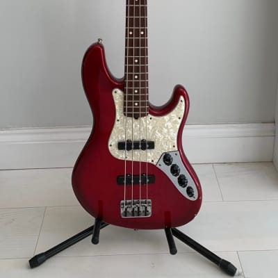 Fender American Deluxe Jazz Bass with Rosewood Fretboard 1995 - 1998 - Crimson Burst for sale