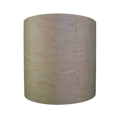 14" x 14" diameter Keller 8 ply STAIN GRADE maple floor tom shell. Baring edges & snare beds available! image 3