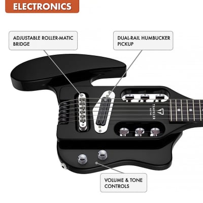 Traveler Guitar Speedster Standard Electric Gloss Black image 9