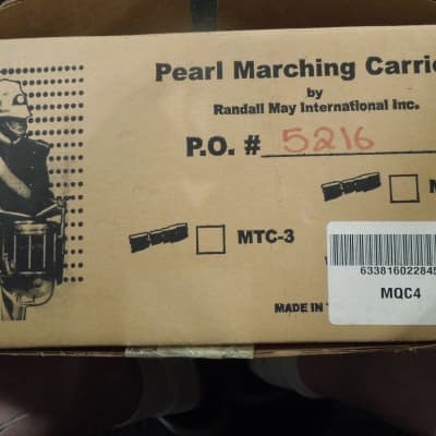 Pearl Quad/Quint tenor marching carrier  Pearl Randall May  MQC4  brand new image 8