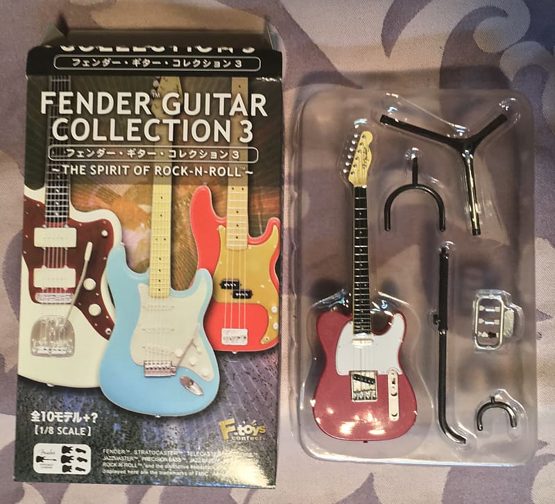 F-Toys Licensed MIJ 1:8 Scale Miniature Fender 60s Telecaster in