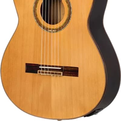 Ortega Performer Series Acoustic-Electric Classical Guitar, Natural w/ Gig Bag image 3