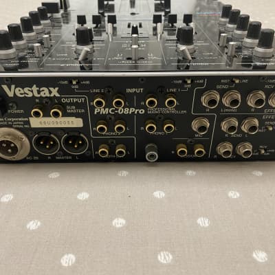 Vestax PMC-08 Pro 美品 ベスタクス　DJミキサー　希少　レア 中古品】Vestax/DJミキサー/PMC-08Pro WH -DJ機材アナログ