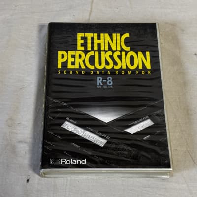 Roland SN-R8-06 Ethnic Percussion ROM CARD FOR ROLAND R8 R-8 MKⅡ w/ box