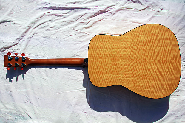 ★メイプル虎杢★YAMAHA FG-750S★単板トップ♪ Yamaha FG750S Solid Sitka Spruce Top / Sycamore Bottom & Sides