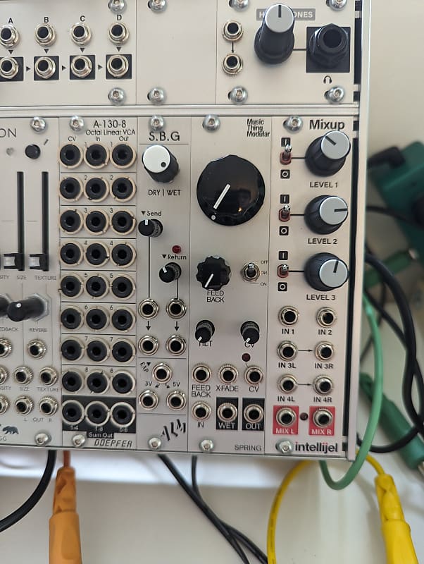 Spring Reverb MKII - Music Thing Modular (with tank) | 6HP | Reverb