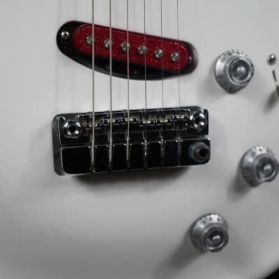 Eklein/Flaxwood Audi White Electric Guitar image 8