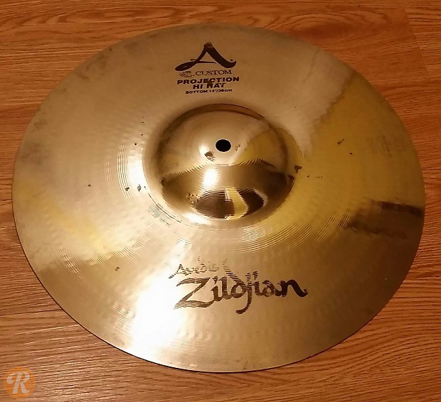 Zildjian 14" A Custom Projection Hi-Hat Cymbal (Bottom) 1997 - 2009 image 1