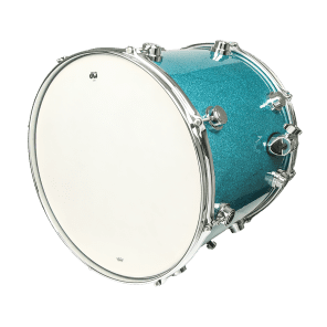 DW Classics Series 22" Bass Drum - Teal Glass image 3