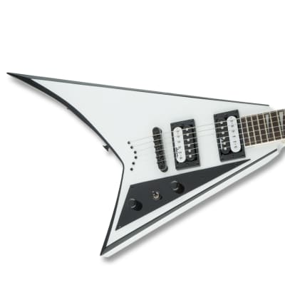 Jackson - JS Series Rhoads JS32T - Electric Guitar - White with Black Bevels image 4