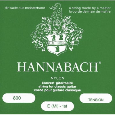 HANNABACH 800 LT Low Tension E1-E6 Saiten für Konzertgitarre, grün for sale