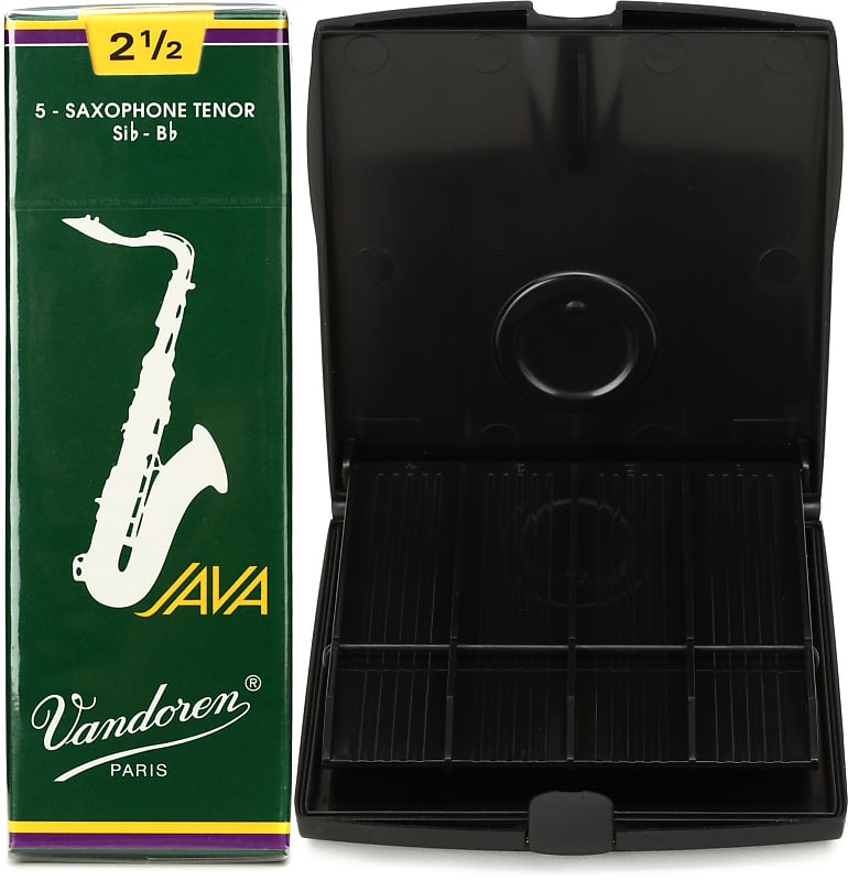 Vandoren SR2725 - JAVA Green Tenor Saxophone Reeds - 2.5 | Reverb