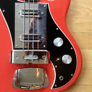 Watkins Rapier Bass 1960's Red image 2