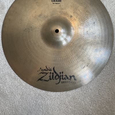 Zildjian  16” Medium Thin Brilliant 80s Crash Cymbal image 2
