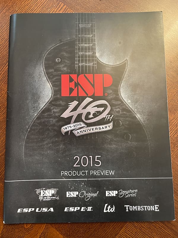 ESP 2015 NAMM Show Booth Catalog 2015 Reverb