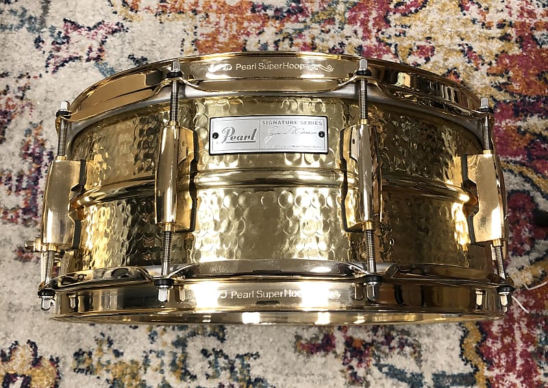 Pearl JD1455 Jimmy De Grasso Snare 14x5.5, Hammered Brass favorable  buying at our shop