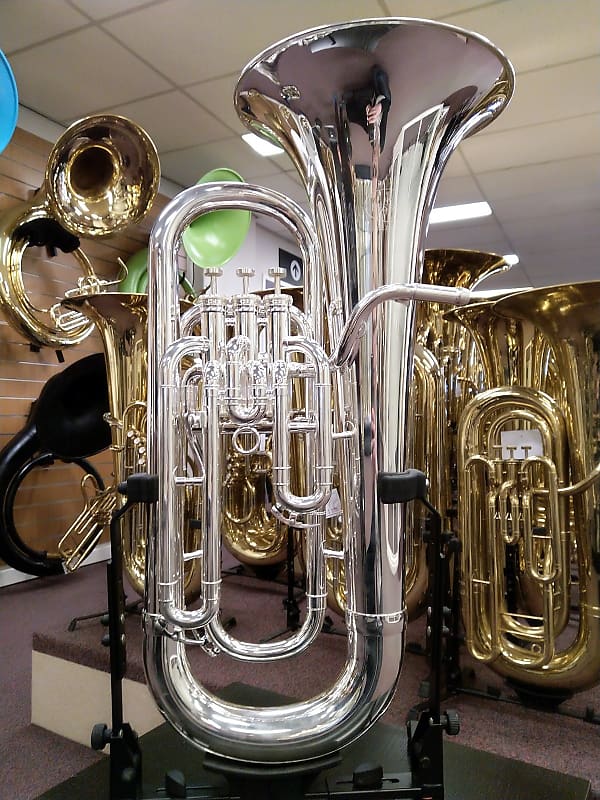 Besson 1062 S New Standard 3valve Euphonium Silver Plated Reverb