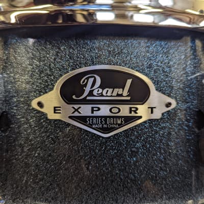 Like New! Pearl Export 5 1/2 X 14" Blue Sparkle Snare Drum - Looks Fantastic! - Sounds Really Good! image 2