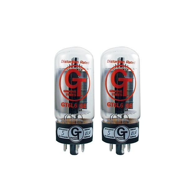 Groove Tubes GT-6L6-GE Gold Series Medium Output Power Tubes - Matched Pair image 1