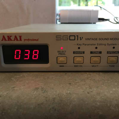 Akai SG01v Vintage Sound Module Rack Synthesizer | Reverb