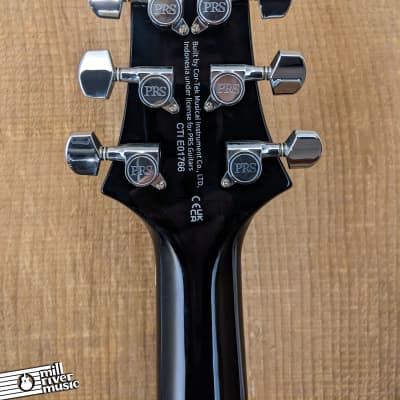 Paul Reed Smith PRS SE Custom 24 Floyd Electric Guitar Charcoal Burst w/Gigbag image 6