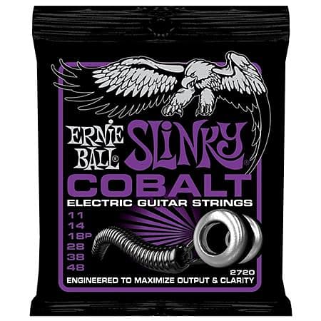 Ernie Ball 2720 Cobalt Slinky Electric Guitar Strings 11-48 image 1
