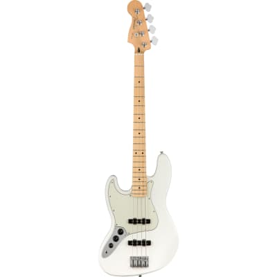 Fender Player Jazz Bass Left-Handed - Maple Fingerboard, Polar White image 1