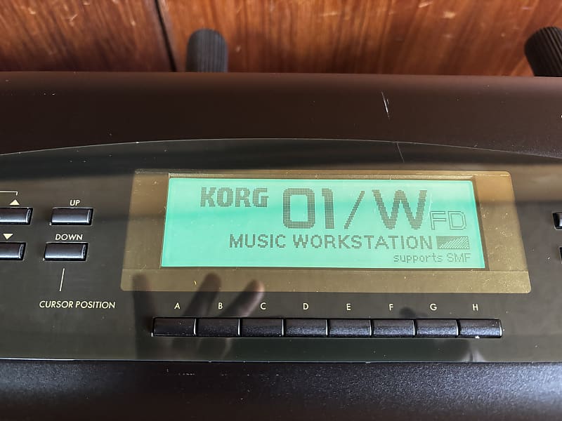 Korg 01/WFD 61key Music Workstation SMF New battery & LCD