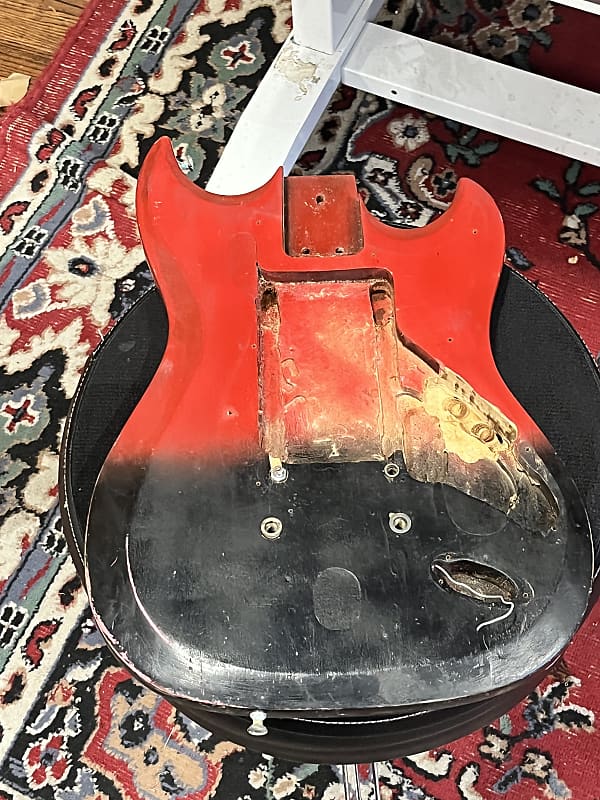 Hagstrom II electric guitar body project 1960s image 1