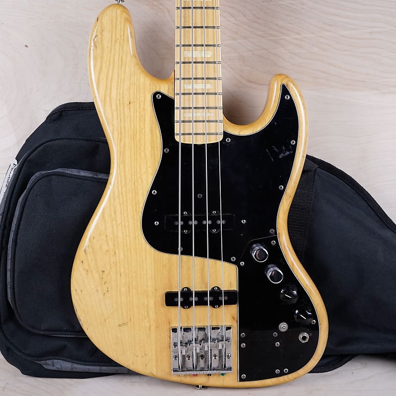 Fender Marcus Miller Artist Series Jazz Bass CIJ 2004 Natural Crafted in Japan w/ Bag image 1