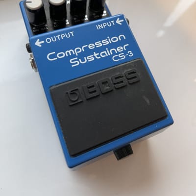 Boss CS-3 Compression Sustainer (Silver Label) 1997 - Present - Blue image 2