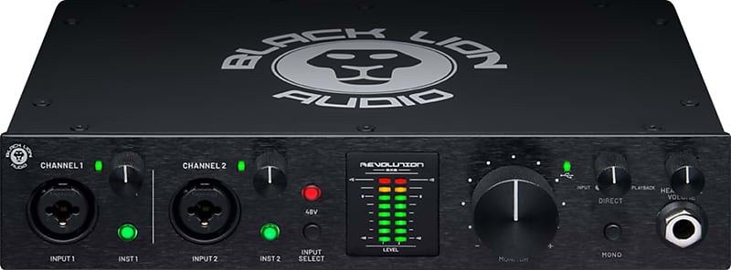 Black Lion Revolution 2x2 2-Channel Portable USB Recording Interface image 1