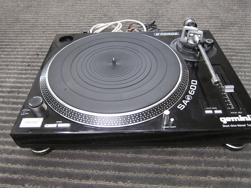 Gemini SA-600 Turntable Direct Driver, Variable Speed Control, Heavy, No  Headshell/Cartridge, Tested, Works, Built Black