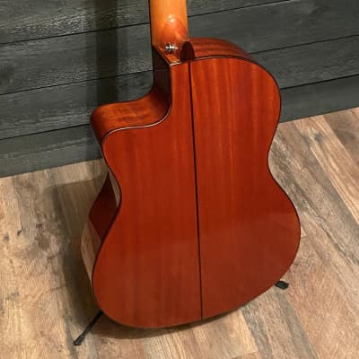 Cordoba 12 Natural Cedar Top Classical Nylon Acoustic-Electric Guitar image 4