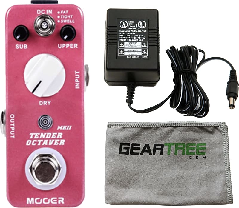 Mooer Tender Octaver MKII Precise Micro Octave Pedal w/Power