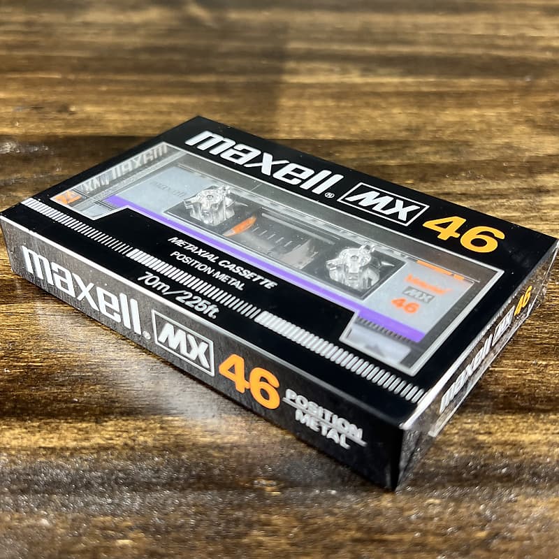 Factory Sealed Vintage Maxell MX 46 Metaxial Cassette | Reverb