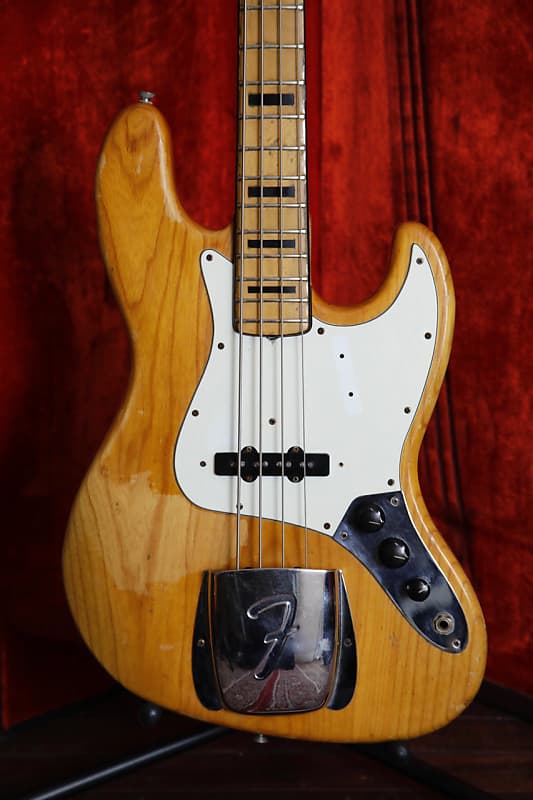 Fender Jazz Bass Vintage 1973 Natural Pre Owned Reverb