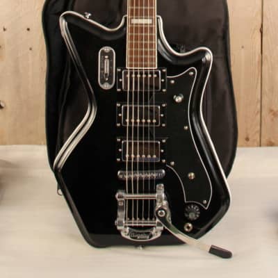 Airline '59 3P "Ripley" Custom with Rosewood Fretboard 2021 - Black w/gig bag image 2