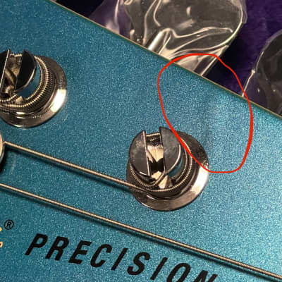Fender Tony Franklin Fretless P-Bass, Lake Placid Blue / Ebony *Factory Cosmetic Flaw = Save $! image 8