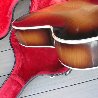 ♫ Hofner President 1957 Vintage Sunburst + Luthier Restored + H/case ♫ image 15