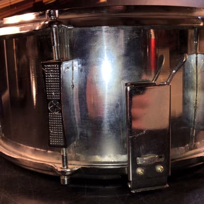 Cool Vintage Sierle Chrome Snare Drum 1960s - 2000s - Chrome image 6