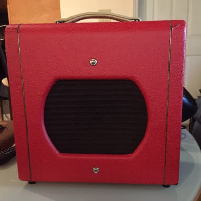 Valco Model 51 1950’S Red Tolex with Gold piping image 6