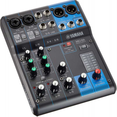 Yamaha MG06 Compact 6-Input Stereo Analog Mixer image 2
