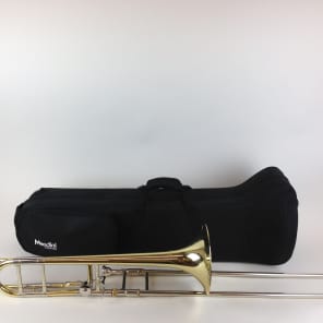 Mendini MTB-31 Intermediate B Flat Tenor Trombone with F Trigger image 1