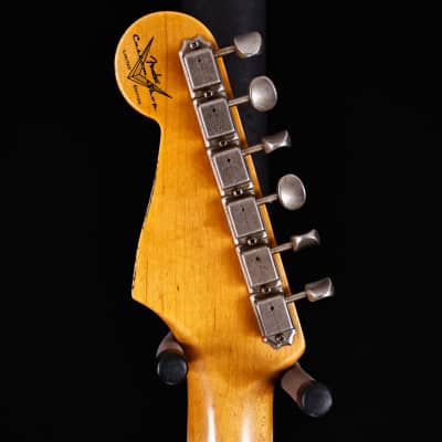 Fender Custom Shop LTD '57 Stratocaster Relic, Faded Aged Daphne Blue 7lbs 6oz image 8