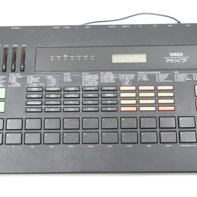 Buy used YAMAHA RX7 Digital Rhythm Programmer RX-7 Drum Machine w/ 100-240V PSU