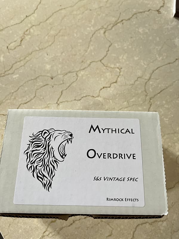 Rimrock Effects Mythical Overdrive Vintage Spec 2023 Red Rimrock Effects Mythical Overdrive Vintage Spec 2023 Red